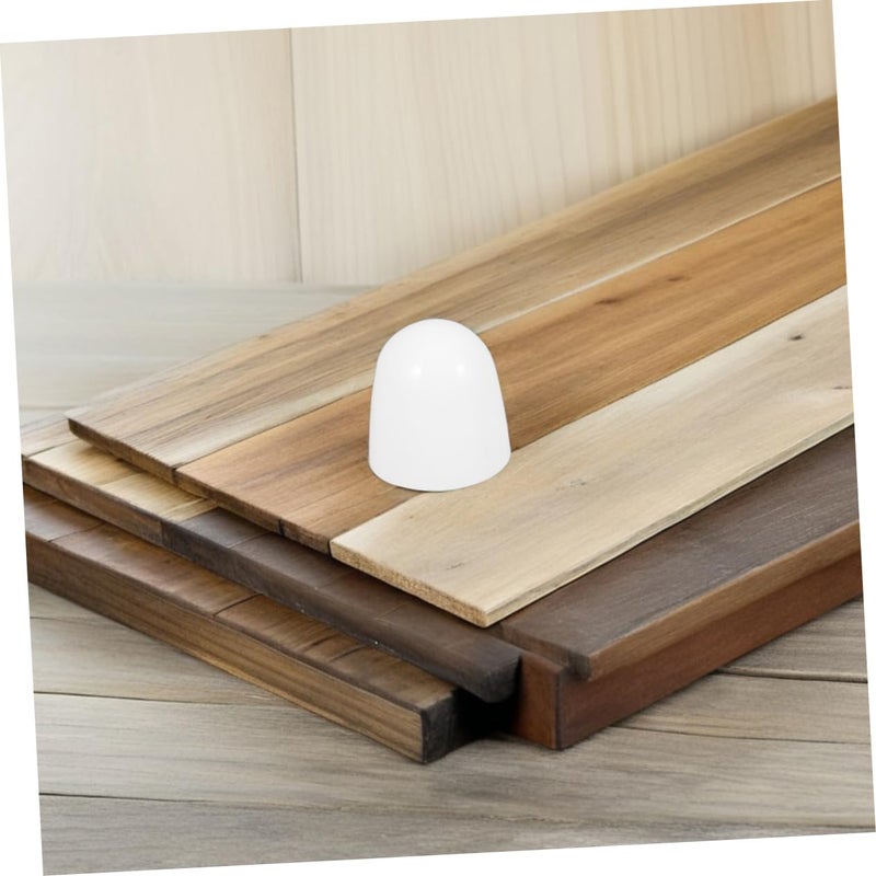 Veemoon 8 Pack White Toilet Bolt Caps Durable Plastic Screw Cover Protectors For Easy Installation - Image 5